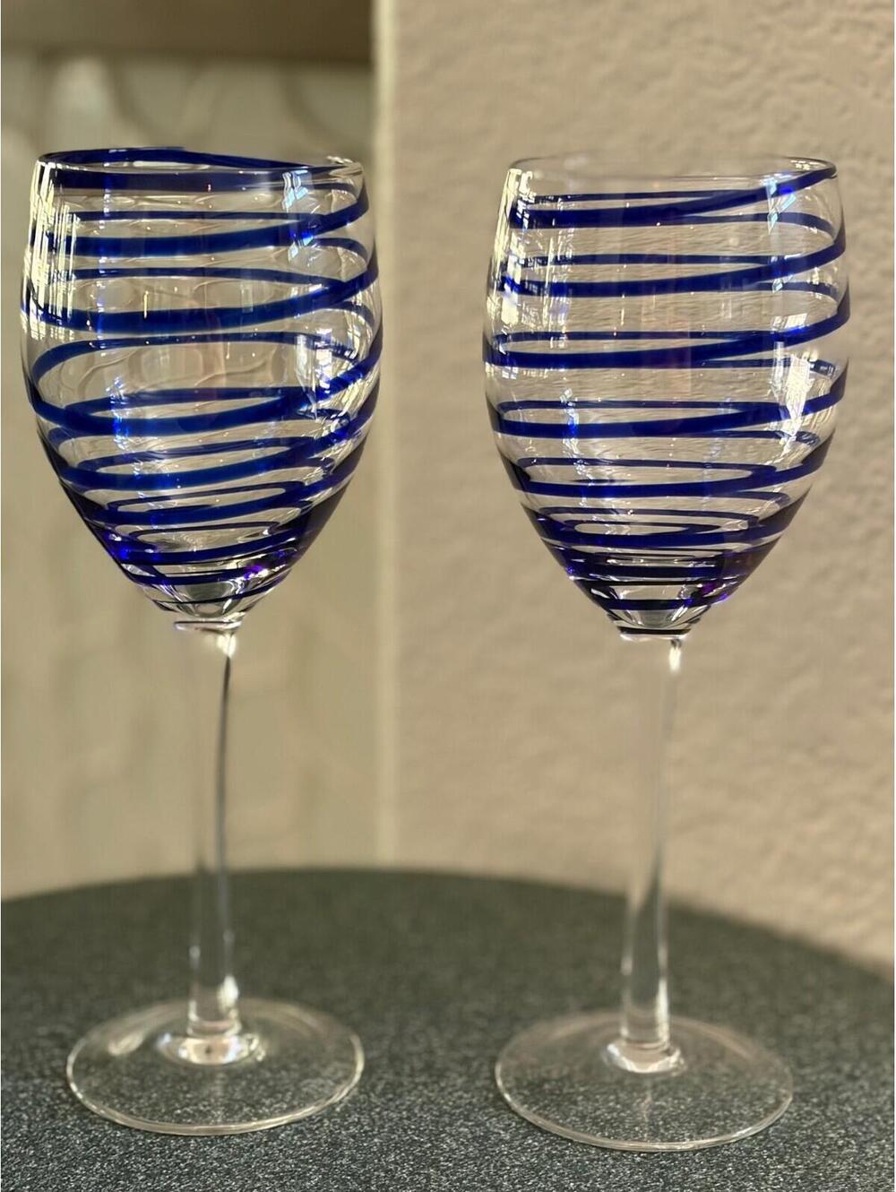 Lenox Kate Spade Wine Glass Charlotte Street Goblets, Glasses